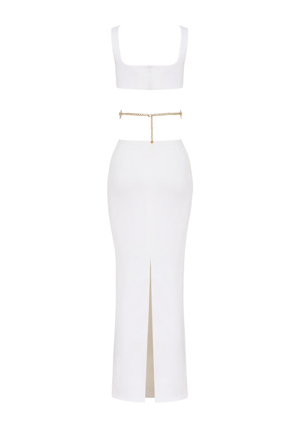 The White Cut Out Dress