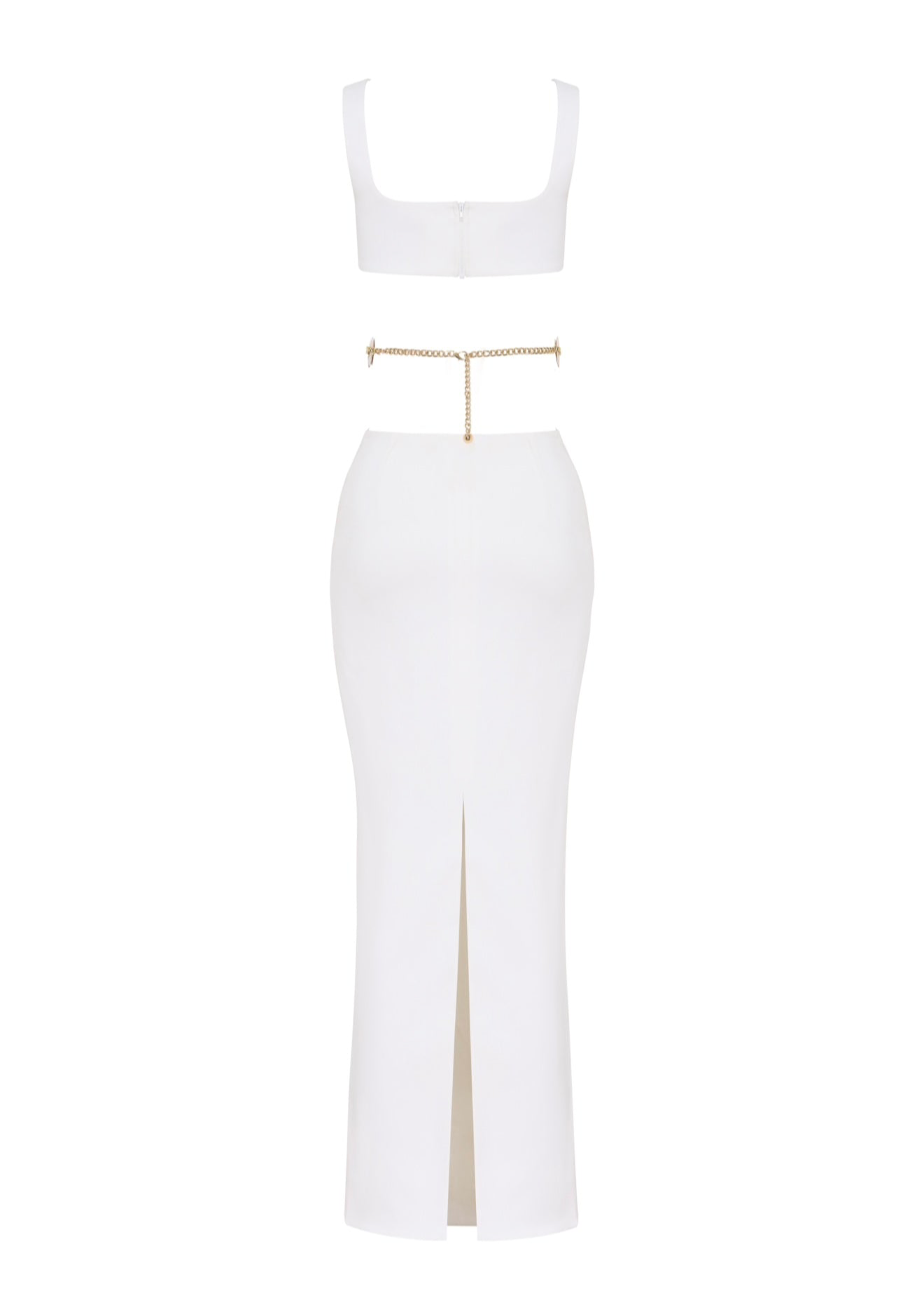 The White Cut Out Dress