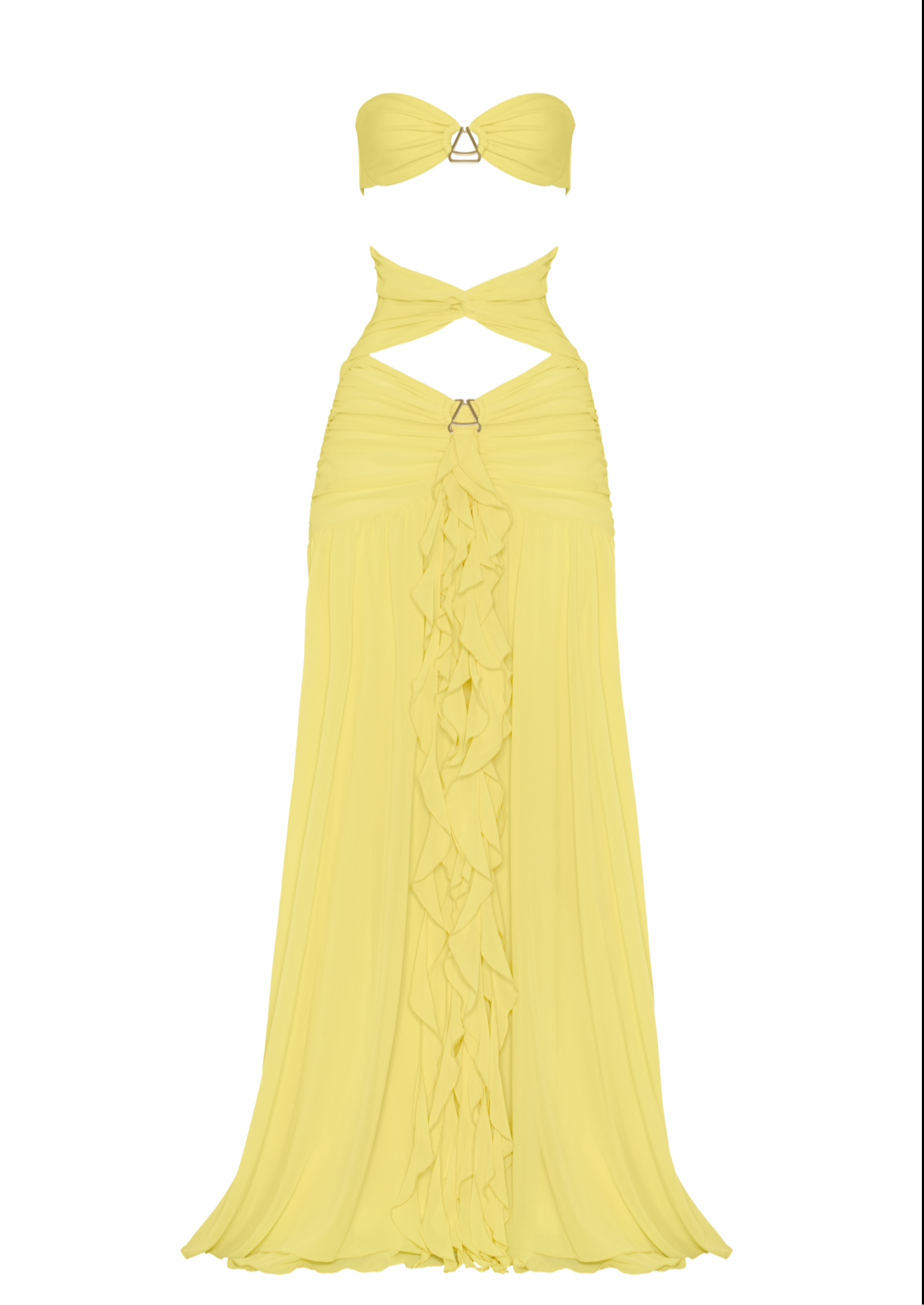 The Yellow Resort Skirt and Sleeves
