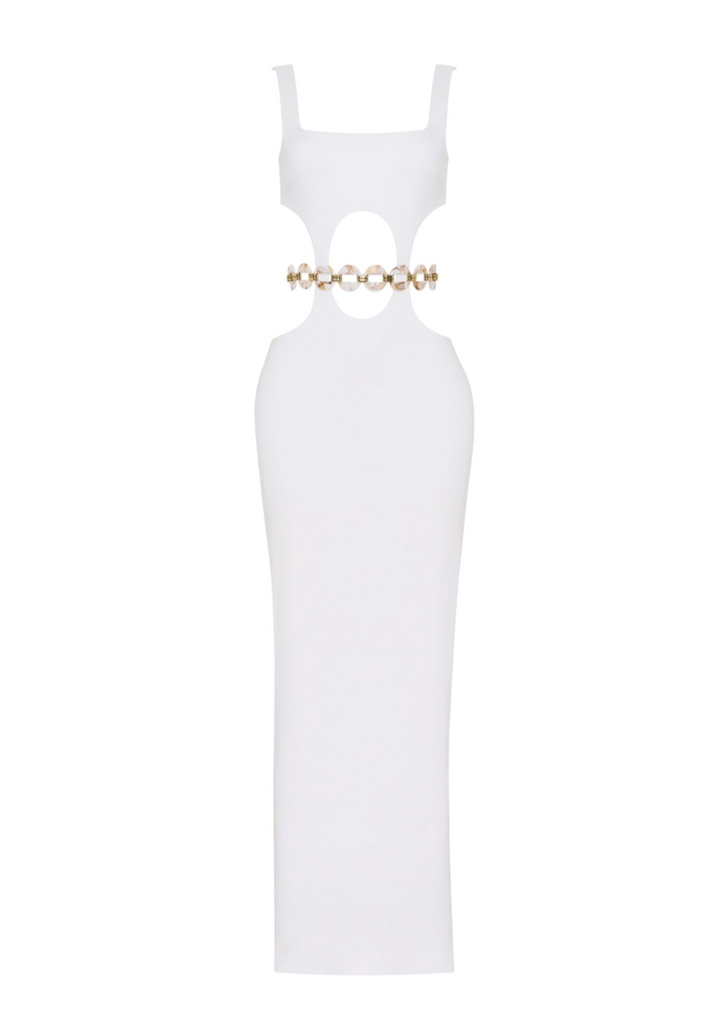 The White Cut Out Dress