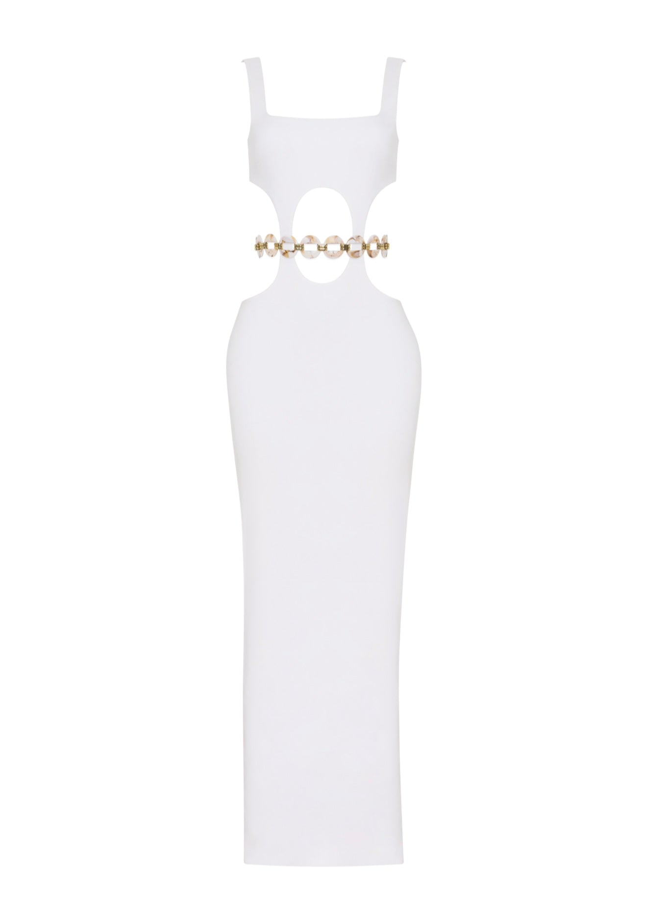 The White Cut Out Dress