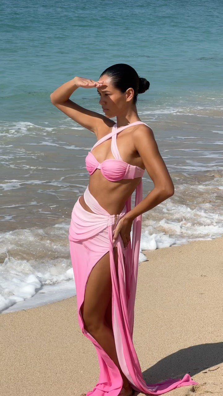 The Pink Ombre Resort Skirt